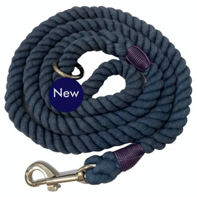 Bone-appetite Dog Rope Lead in Navy