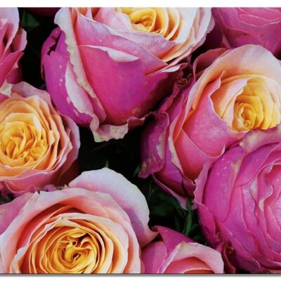 Wall picture: Rose dream - landscape format 4:3 - many sizes & materials - exclusive photo art motif as a canvas picture or acrylic glass picture for wall decoration