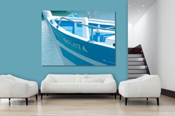 Murale : oh le bateau ! 3 - format paysage 4:3 - nombreuses tailles et matériaux - motif d'art photographique exclusif sous forme de toile ou d'image en verre acrylique pour la décoration murale 2