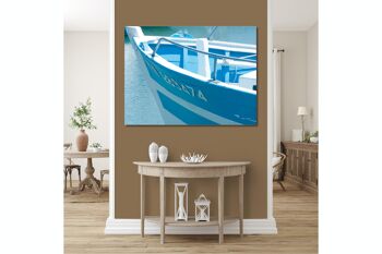 Murale : oh le bateau ! 3 - format paysage 4:3 - nombreuses tailles et matériaux - motif d'art photographique exclusif sous forme de toile ou d'image en verre acrylique pour la décoration murale 4