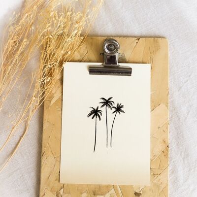 Carte de vœux | palmier