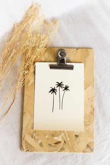 Carte de vœux | palmier 1