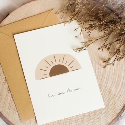Greeting Card | Here comes the sun