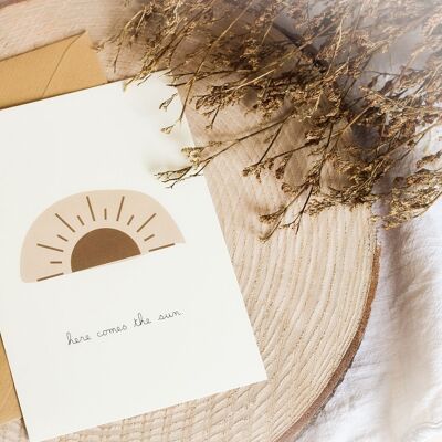 Greeting Card | Here comes the sun