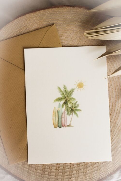 Greeting Card | surfin'