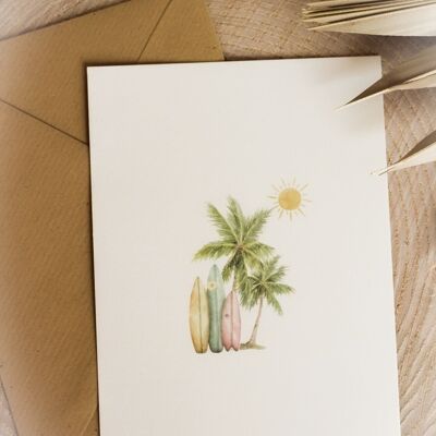 Greeting Card | surfin'