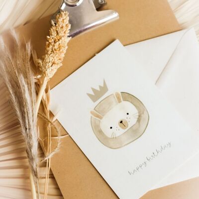 Greeting Card | Happy Birthday lion