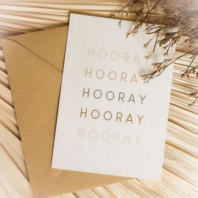 Greeting Card | Hooray Hooray Hooray