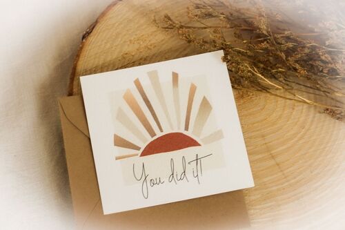 Greeting Card | You this it! square