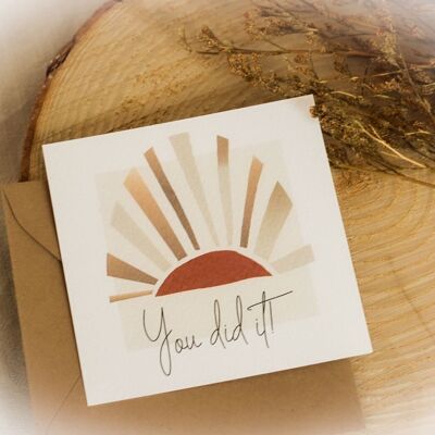 Greeting Card | You this it! square
