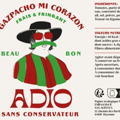 Gaspacho BIO - ADIO by OLATU