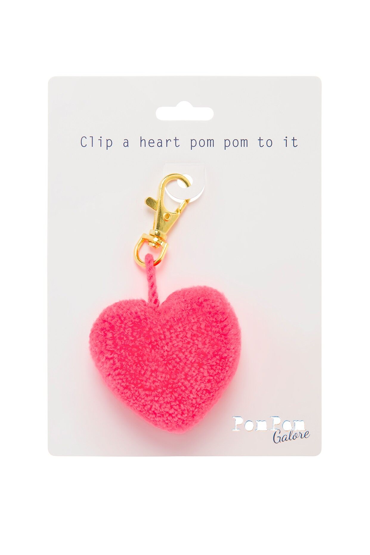 Erröten rosa Herz-Clip