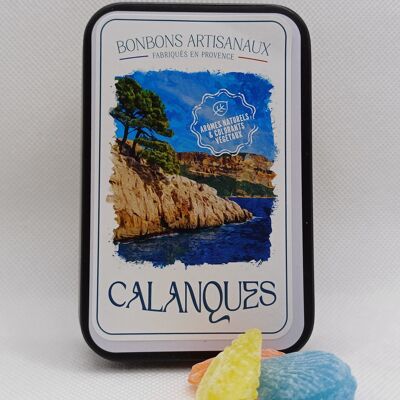 SCATOLA IN METALLO REGIONE CALANQUES-90G