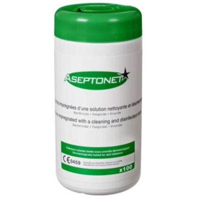 Jar disinfectant wipes