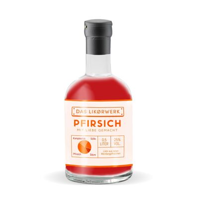 Likörwerk peach liqueur 500 ml 25% vol.