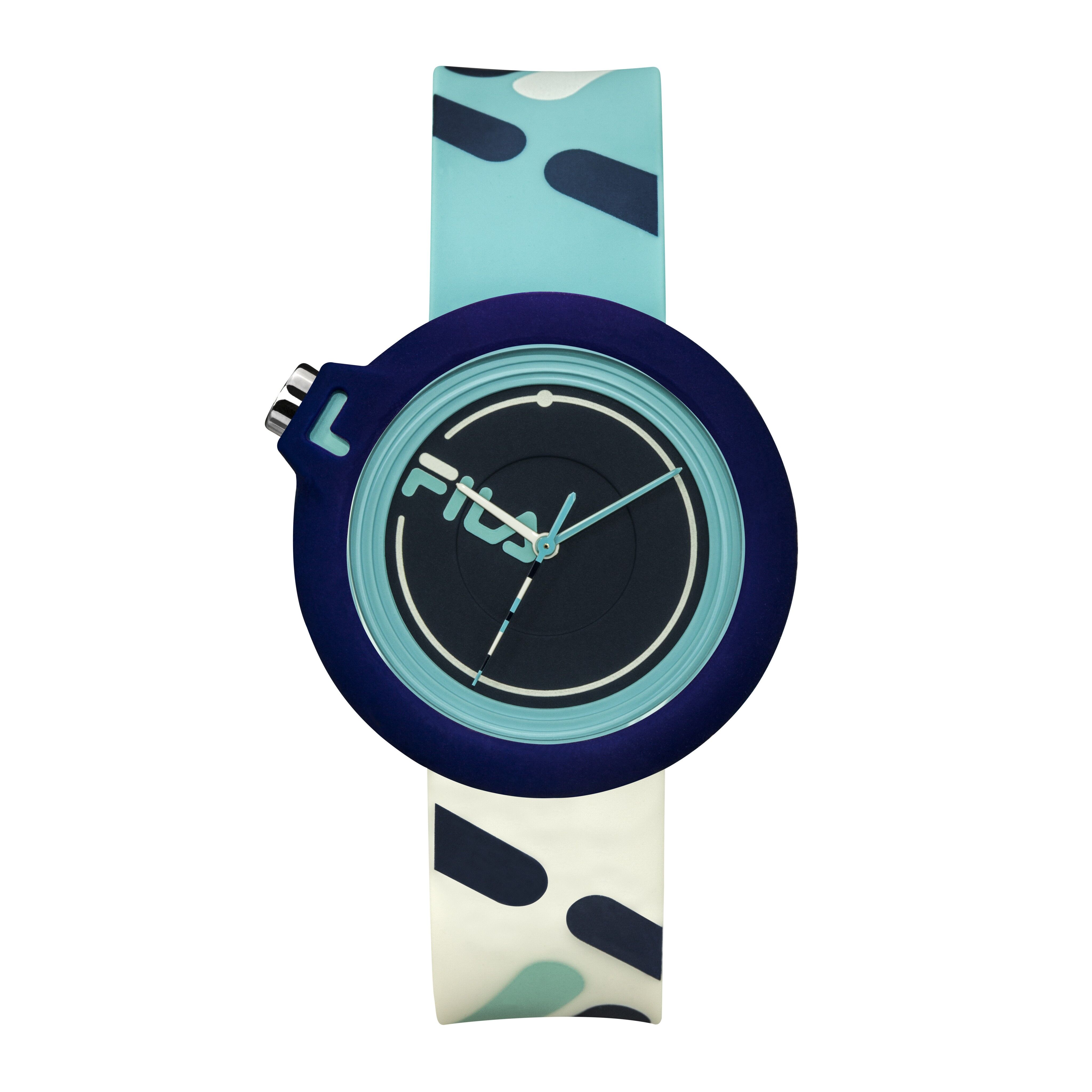 Fila 38-6081-001 Fila Unisex-Quarzuhr mit Silikonband und 3 Zeigern