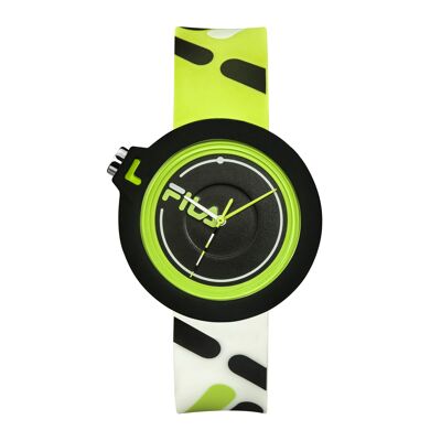 Fila 38-6081-002 Unisex Fila Quartz Watch with Silicone Strap and 3 Hands