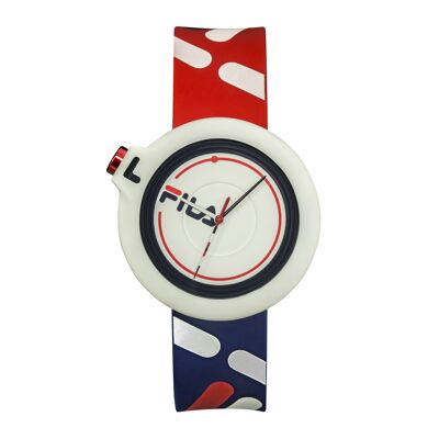 38-6081-003 - Fila Unisex-Quarzuhr - Silikonarmband - 3 Zeiger