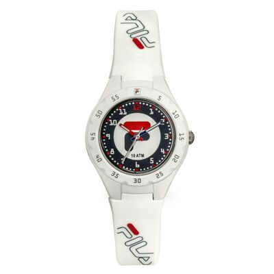 38-204-101 - Fila Kinder-Quarzuhr - Silikonarmband - 3 Zeiger