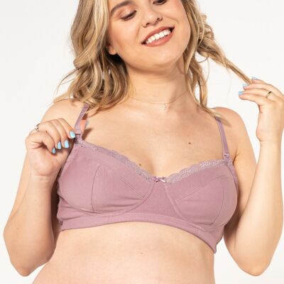 Reggiseno per allattamento basico in cotone