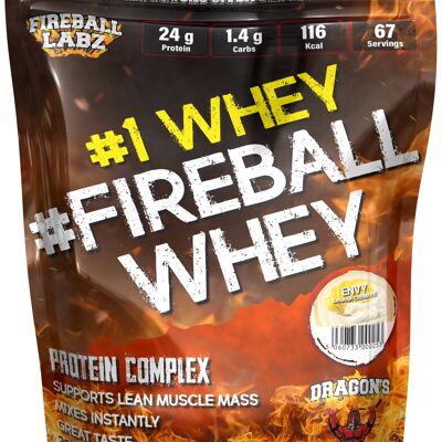 #1Whey #FireballWhey 2010g ENVY (Tarte à la crème de banane)