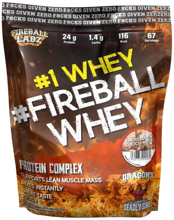 #1Whey #FireballWhey 2010g Édition Limitée Choco-Nutty