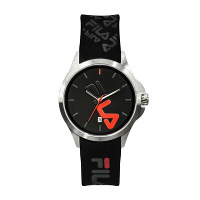 38-181-007 - Fila unisex quartz watch - Silicone strap - 3 hands with date