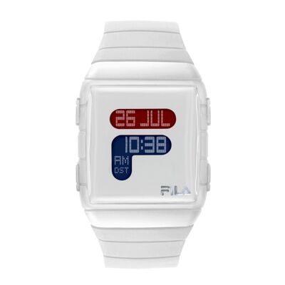 38-105-001 - Fila Unisex-Digitaluhr - Kunststoffarmband