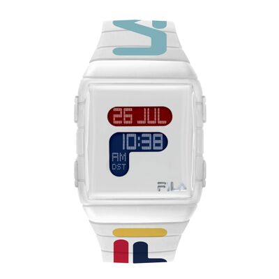 38-105-007 - Montre mixte digital Fila - Bracelet plastique