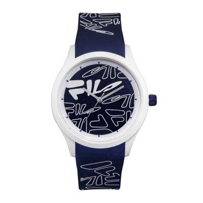 38-129-203 - Reloj de cuarzo unisex Fila - Correa de silicona - 3 agujas