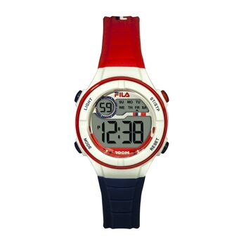 38-205-003 - Montre enfant digital Fila - Bracelet silicone