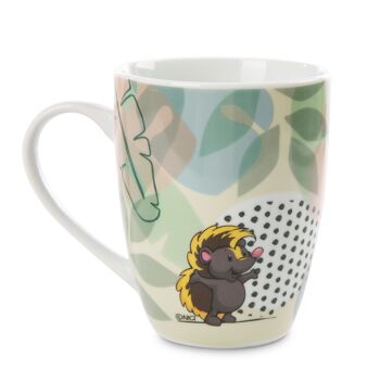 Tasse Hyena Helgi & Tenrek Terek 310ml 10x8cm avec 3