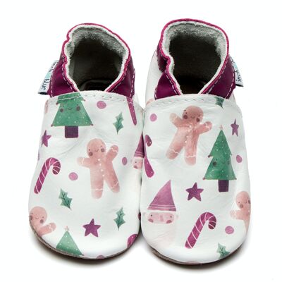 Leather Children's/Baby shoes - Gingerbread