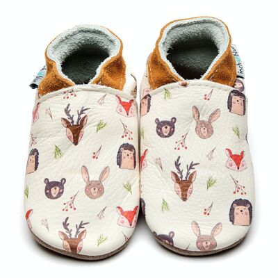 Leather Children's/Baby shoes - Woodland