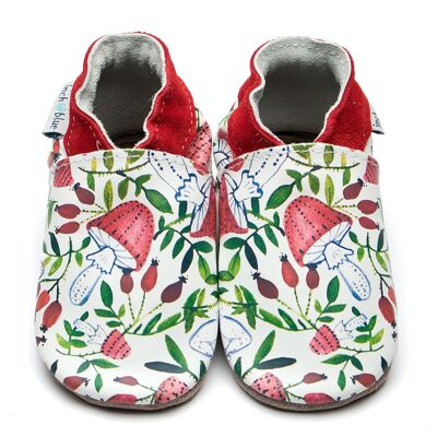 Leather Children's/Baby shoes - Rosehip