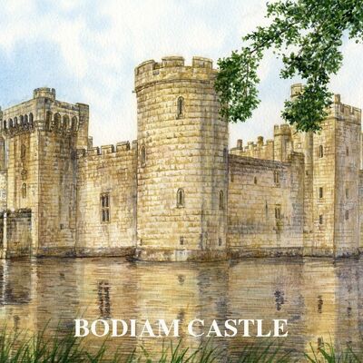 Imán de nevera de Sussex, castillo de Bodiam