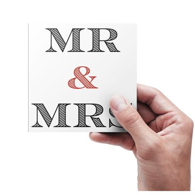 MR & MRS - Card