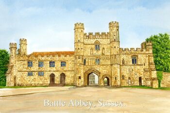 Aimant de réfrigérateur Sussex, Battle Abbey