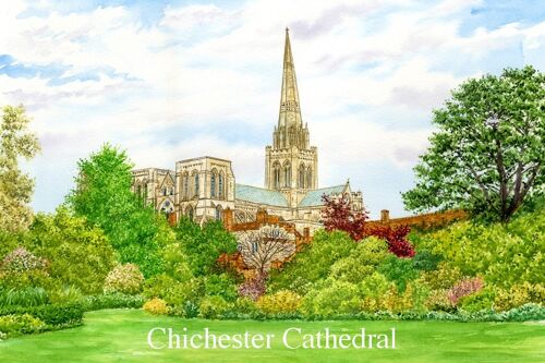 Sussex Fridge Magnet, Chichester Cathedral