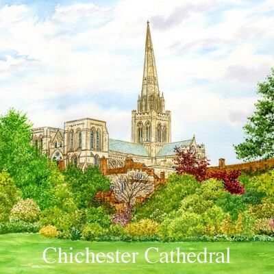 Sussex Fridge Magnet, Chichester Cathedral