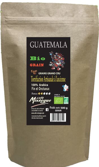 Arabica du Guatémala BIO 500 g GRAIN