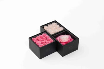 Ecrin / Box une rose rouge taille XXL préservée - Carte personnalisable - Cadeau Chic et éternel  Collection Un secret "My Beauty" 10