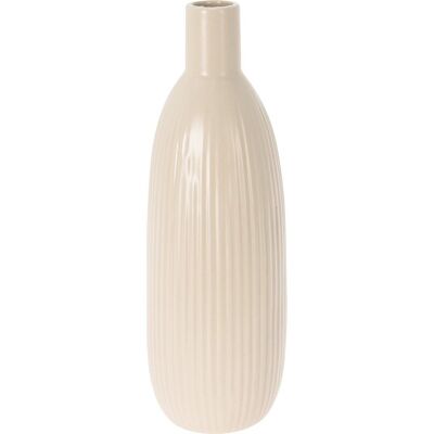 Textured ceramic vase - 25 cm