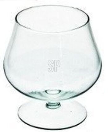 Vase verre recyclé "Cognac" - 26 cm