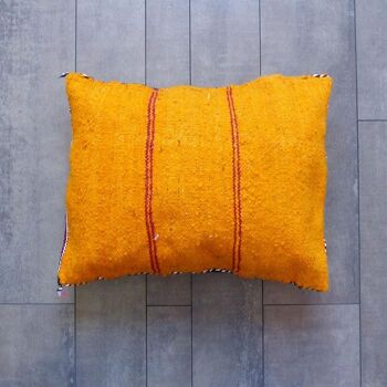 Coussin marocain Kilim Orange 6