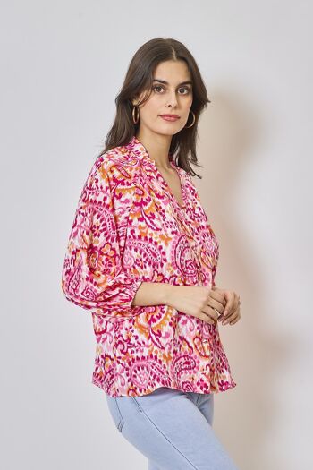 Blouse fluide imprimée - 3025 8