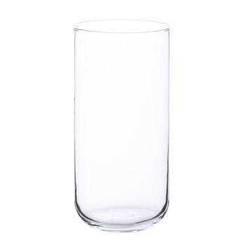 Vase cylindrique verre recyclé "Lambada" 2