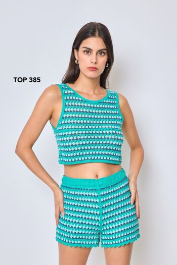 Top en crochet - 385 4