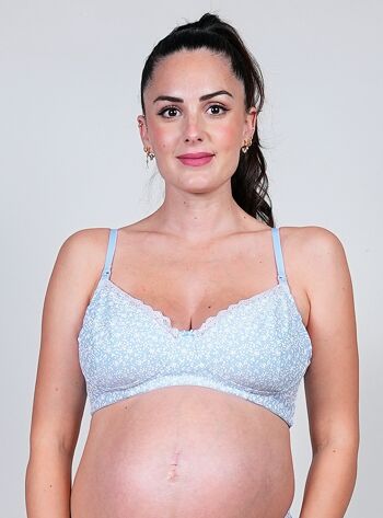 Soutien-gorge d'allaitement en coton imprimé 1