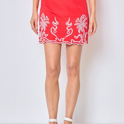 Embroidered skirt - 3043